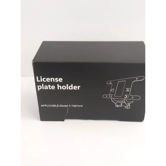 New Front License Plate Holder for 2024 2025 Tesla Model 3 Highland Adjustable - Picture 1 of 2